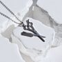 Silver Scissors Necklace Gift For Barber, thumbnail 3 of 5