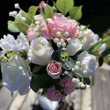 Blush Pink And White Gift Bouquet, 11 of 12