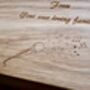 Engraved Oak Book Memorial Marker, thumbnail 6 of 8