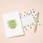String Of Pearls Plant Pot Mother's Day Card, thumbnail 1 of 3