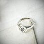 Nautical Compass Family Initials Signet Ring, thumbnail 5 of 8