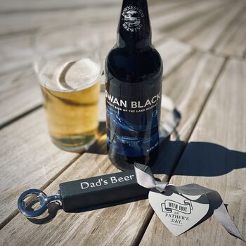 Hand Crafted Solid Slate Bottle Opener, 3 of 7