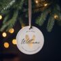 First Married Christmas Personalised Decoration, thumbnail 4 of 8