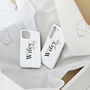 Wifey For Lifey Glossy Wedding Phone Case, thumbnail 2 of 9