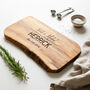 Personalised Olive Wood Cheese Board Gift, thumbnail 1 of 9