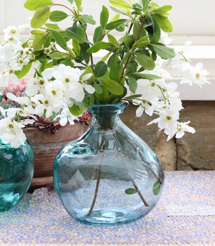 Recycled Glass Vase By Ibbi Direct Ltd Notonthehighstreet Com   Original Recycled Glass Vase 