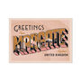 Greetings From Margate Retro Postcard Style Artprint, thumbnail 2 of 5
