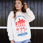 Lucky Fried Chicken Women's Graphic Sweatshirt, thumbnail 1 of 3