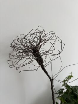Handmade Wire Peonie Flower, 11 of 11