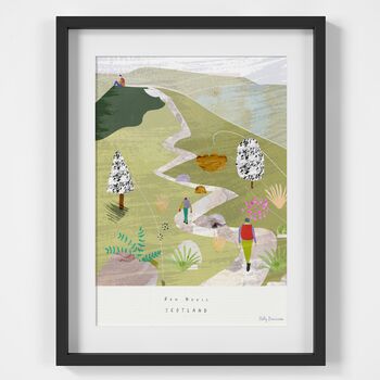 Ben Nevis Mountain, Scottish Highlands Travel Print, 2 of 2