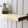 Industrial Wood And Steel Shelf, thumbnail 6 of 7