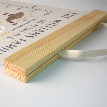 Personalised Family As Tall As Height Chart Extra Tall, 3 of 9