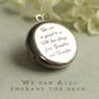 Silver Flower Locket Necklace, thumbnail 4 of 11