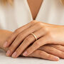 Women's Dainty Stacking Eternity Ring Band In 18k Gold, thumbnail 2 of 5
