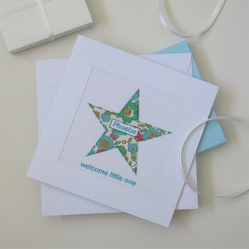 New Baby Welcome Star Card, 3 of 8