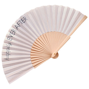 Five X Wedding Fans White Happily Ever After, 2 of 3