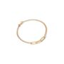 Sterling Silver Gold Plated Paperclip Bracelet, thumbnail 2 of 6