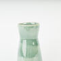 Large Handmade Stoneware Jade Bouquet Vase For Flowers, thumbnail 2 of 4