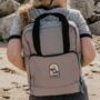 Beachy Recycled Grey 'Cooler' Backpack, thumbnail 1 of 4