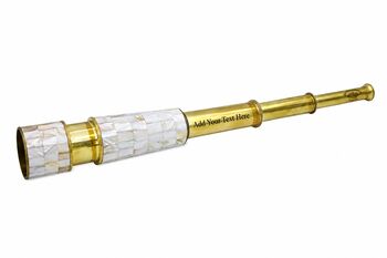Personalised 17 Inch Mother Of Pearl Telescope, 6 of 10