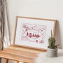 Personalised Hand Drawn Favourite Family Memories Print, thumbnail 4 of 8