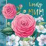 Mum Pink Flowers Card, thumbnail 3 of 3