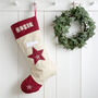 Personalised Letter To Santa Christmas Stocking, thumbnail 5 of 12