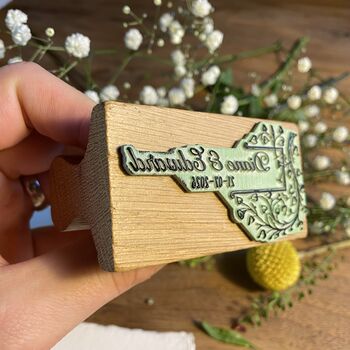 Personalised Wedding Favour Stamp, 2 of 9