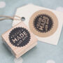 'Hand Made With Love' Wooden Rubber Stamp, thumbnail 1 of 4