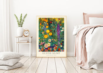 Gustav Klimt Flower Garden Art Print, 2 of 3