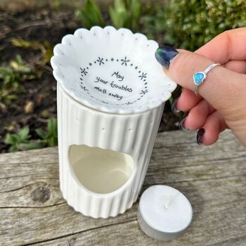 Wax Melt Porcelain Burner Troubles Melt Away, 7 of 7