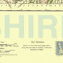 Personalised Yorkshire Map Print Yorkshire Gift, thumbnail 3 of 9