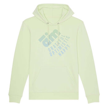 'I Am' Personalised Organic Affirmation Hoodie, 11 of 11