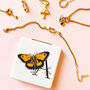 British Butterflies White Compact Mirror Gift, thumbnail 3 of 12