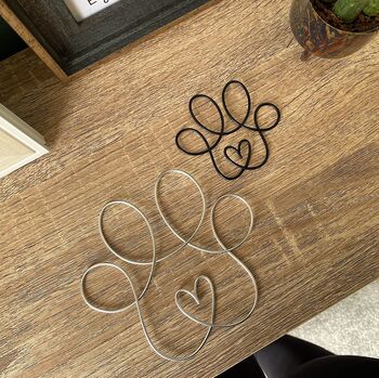 Personalised Wire Paw, 2 of 3
