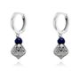 Betty Signature Hoop Gemstone Earring, thumbnail 3 of 4