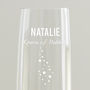 Personalised 'Queen Of Bubbles' Champagne Flute, thumbnail 4 of 7