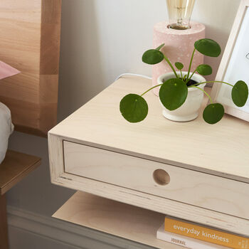Plywood Floating Bedside Table, 3 of 5
