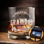 World's Greatest Grandad Whiskey Glass, thumbnail 1 of 6
