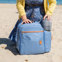 Contemporary Two Person Denim Blue Picnic Backpack, thumbnail 3 of 5