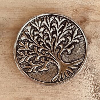 Tree Of Life Incense Holder Plate | Mindful Home Decor, 6 of 6