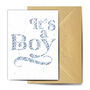 It's A Dotty Boy Plantable Congratulations Card, thumbnail 2 of 3