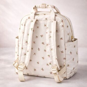 Personalised Embroidered Ditsy Square Backpack, 3 of 3