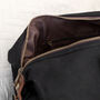 Monogrammed Luxury Waxed Canvas Holdall, thumbnail 6 of 9