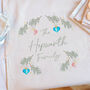 Christmas Baubles Personalised Table Runner, thumbnail 3 of 5