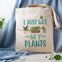 Funny 'I just wet my plants' Tote Bag, thumbnail 6 of 7