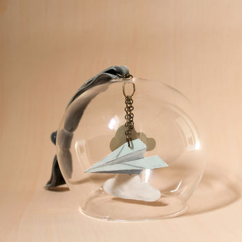 'Come Fly With Me' Papercut Glass Dome, 2 of 4