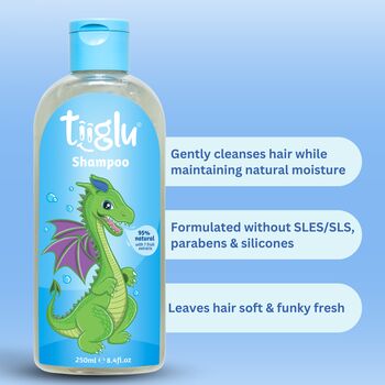 Kids Highly Natural Dragon Mane Shampoo, Conditioner And Styling Gel Gift Set, 5 of 10