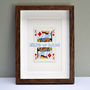Dad Is King Personalised Vintage Playing Card Print, thumbnail 3 of 10
