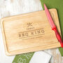 Personalised 'Bbq King' Mens Chopping Board, thumbnail 1 of 8